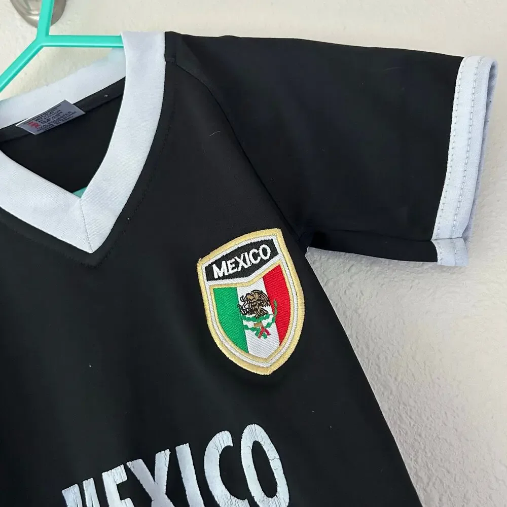 Lila’s Mexico Soccer Jersey Chicharito boys girls Patch streetwear sports 4